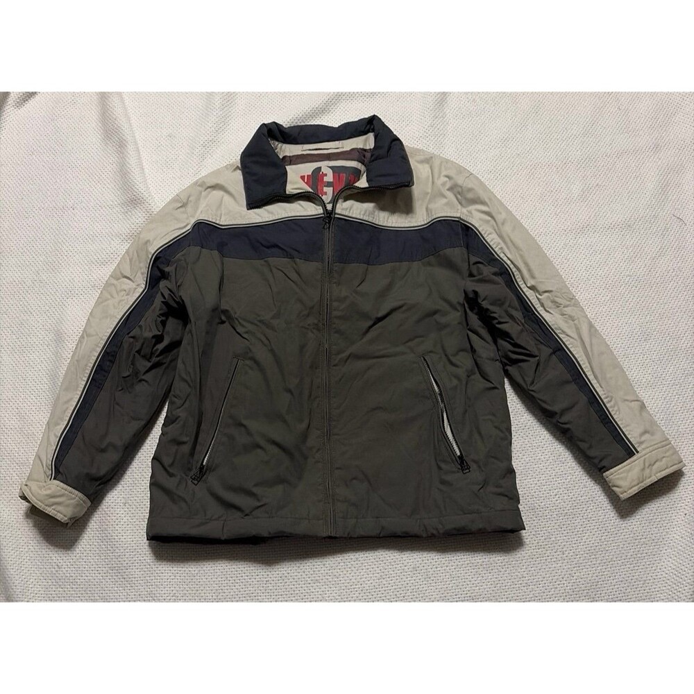 Vintage Chevy Colorblocked Full-Zip Puffer Jacket by Classic Wear